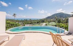 Modern 150 Sqm 2-Bed Sea View Pool Villa, Chaweng Noi